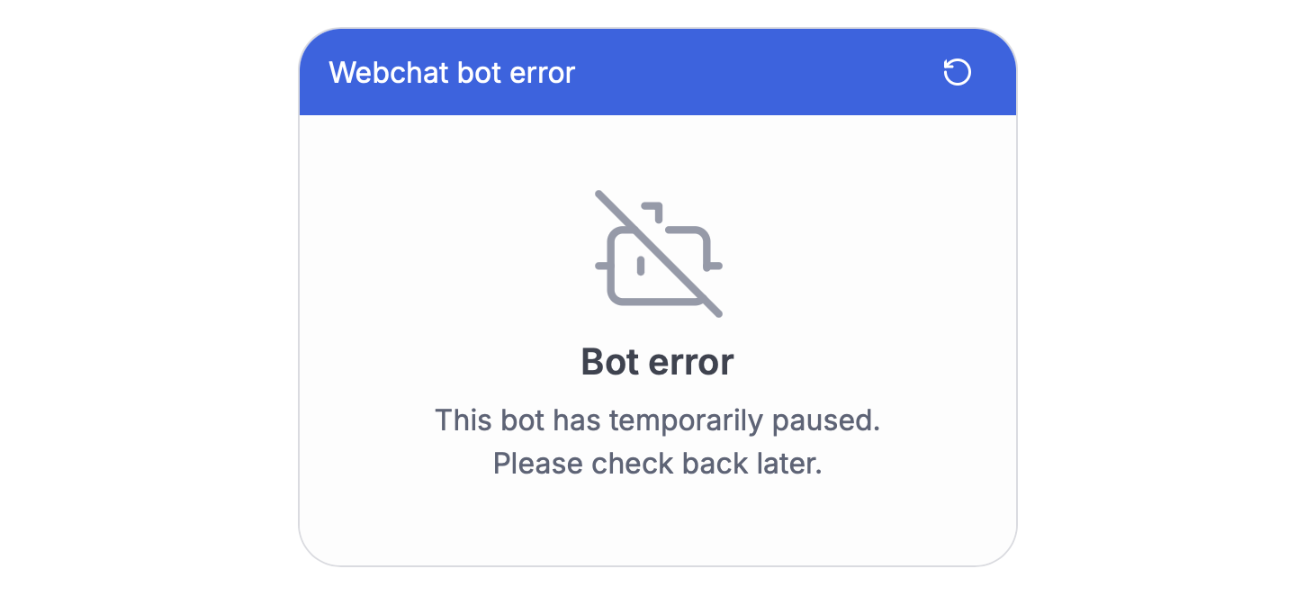 Bot is blocked